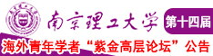 在家里就能免费看操逼网站南京理工大学第十四届海外青年学者紫金论坛诚邀海内外英才！